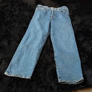 Levi's Women's Medium Blue Wide Leg Jeans